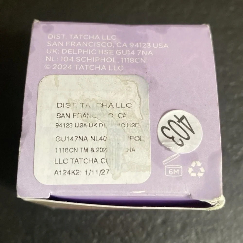 Tatcha Kissu Lip Mask, New In Box, Expires 1/11/27